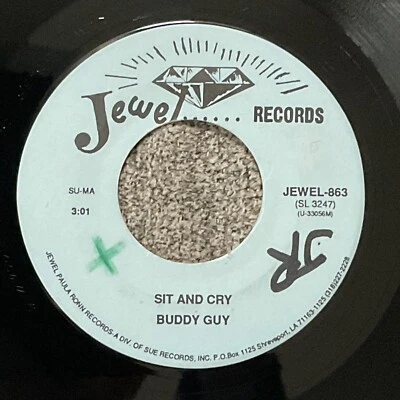 BUDDY GUY-SIT AND CRY/TRY TO QUIT YOU BABY-1992 JEWEL863-PLAY GRADED EXC CLEANED - Image 1 of 3