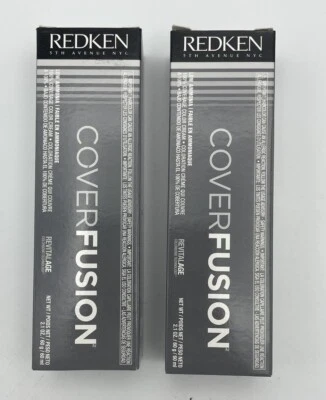 REDKEN 7Ncr Cover Fusion  Natural Copper  Red Coverfusion Lot Of 2 Dye Color - Image 1 of 2