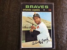 1971 Topps - #605 Orlando Cepeda