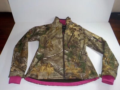 Chaqueta camuflada para mujer marca Realtree talla mediana 38-40 caza a prueba de viento RN 52469 Foto 1 de 4