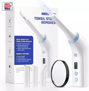 Tonsil Stone Remover Vacuum, Tonsil Stone Removal Kit with LED Light, 3 Suction - Picture 1 of 12