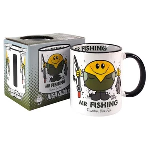 Fishing Mug - Gift for The World's No 1 Fisherman Angler Present for Dad Him Man - Picture 1 of 5