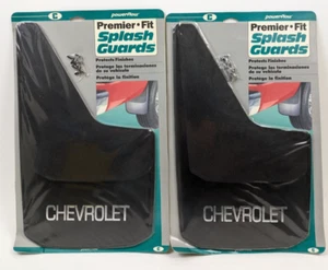 Vintage Powerflow Chevrolet Size C Splash Guards Chevy Mud Flaps NEW Set of 4 - Picture 1 of 5