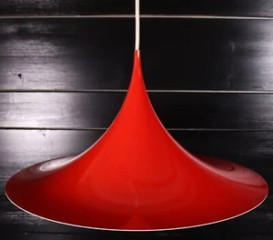 Semi sospensione Fog & Morup 47,5 cm rosso Space Age plafoniera tulipano #14 - Foto 1 di 10