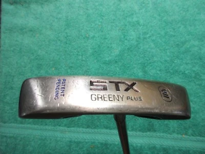STX Greeny Plus VII Putter - 35.75” Satin Steel Shaft - Winn Pro Pistol Grip - Image 1 of 4
