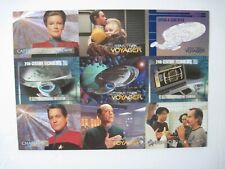 STAR TREK VOYAGER PROMO CARDS Uncut AD Janeway Chakotay Expand-Card 1995 Skybox+