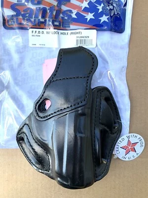 DESANTIS HOLSTERS Desantis Leather Holster Fit Sig Sauer P239 Right Black RH 239