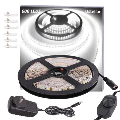 5M 600 LED Strip Light Under Cabinet Lighting Kit Kitchen Shelf Counter Dimmable - Image 1 of 4