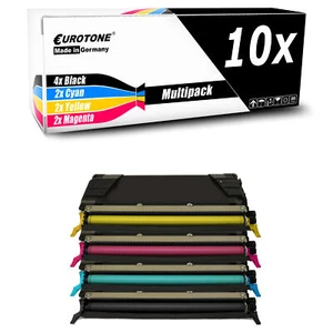 10x Patrone ersetzt Lexmark C746H1KG - C746A1YG - Bild 1 von 4