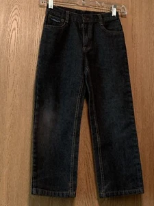 Boys Size 7 Jeans 19” Inseam Us Polo Association Black Jeans E827 - Picture 1 of 4