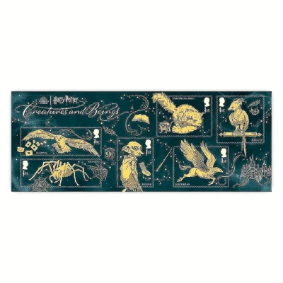 GB 2023 SC 5093 HARRY POTTER CREATURES & BEINGS MULTI 1st (6) MINISHT MNH OG VF - Image 1 of 4