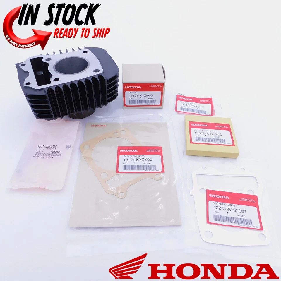 HONDA TOP END 套件 带 CYLINDER 2014 - 2021 GROM 原始设备制造商 全新 正品  — 第 1/4 张图片