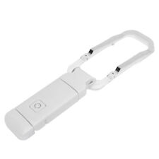 (White) Book Light Flexible Angle 3 Brightness USB Rechargeable Portable
