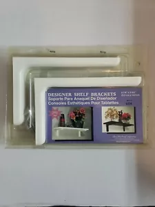 JOHN STERLING Designer Series Shelf Bracket, White 9.25" X 5.75" New. - Picture 1 of 12
