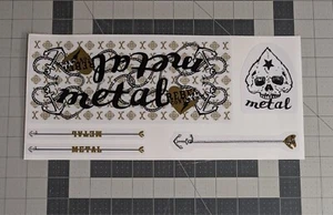 Metal Bike Co. Rebel Contender BMX DECAL SET/BLACK VERSION - Picture 1 of 1