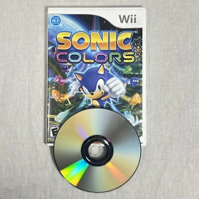 Sonic Colors Nintendo Wii Game 2006 CIB W/Manual TESTED - Image 1 of 4