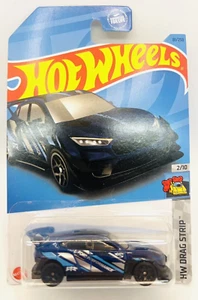 "Mattel Hot Wheels 2/10 ""tira de arrastre HW"" Ford Mustang Mach-E 1400 en azul, ¡sin usar! - Imagen 1 de 3