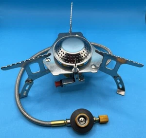 Portable Compact Gas Burner Fishing Outdoor Cooking Camping Picnic Cook Stove - Picture 1 of 10
