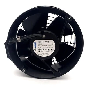 ebm-papst W2E143-AA09-01 AC Rohraxiallüfter, 230 VAC, 258,9CFM, 60,0 dB (A), 3300 U/min - Bild 1 von 5