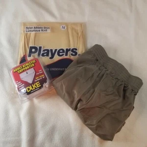 Mens Vintage Workout Essentials Set (M)  Tank/jockstrap/shorts NIP! - Picture 1 of 4
