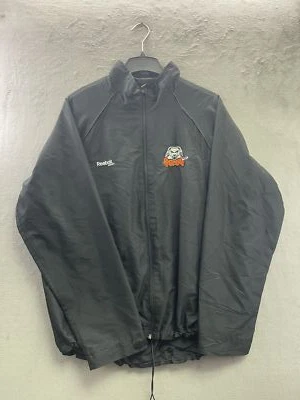 Reebok Hockey Mens Jacket Size M Black Front Zipper Pocket Bears - Image 1 of 4