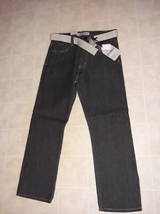 OLD SKOOL RAW BLACK JEANS BOYS SZ 14 NEW - Picture 1 of 3