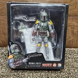 Mafex Star Wars Boba Fett Return Of The Jedi Version #025 Open Box 100% Complete - Picture 1 of 4