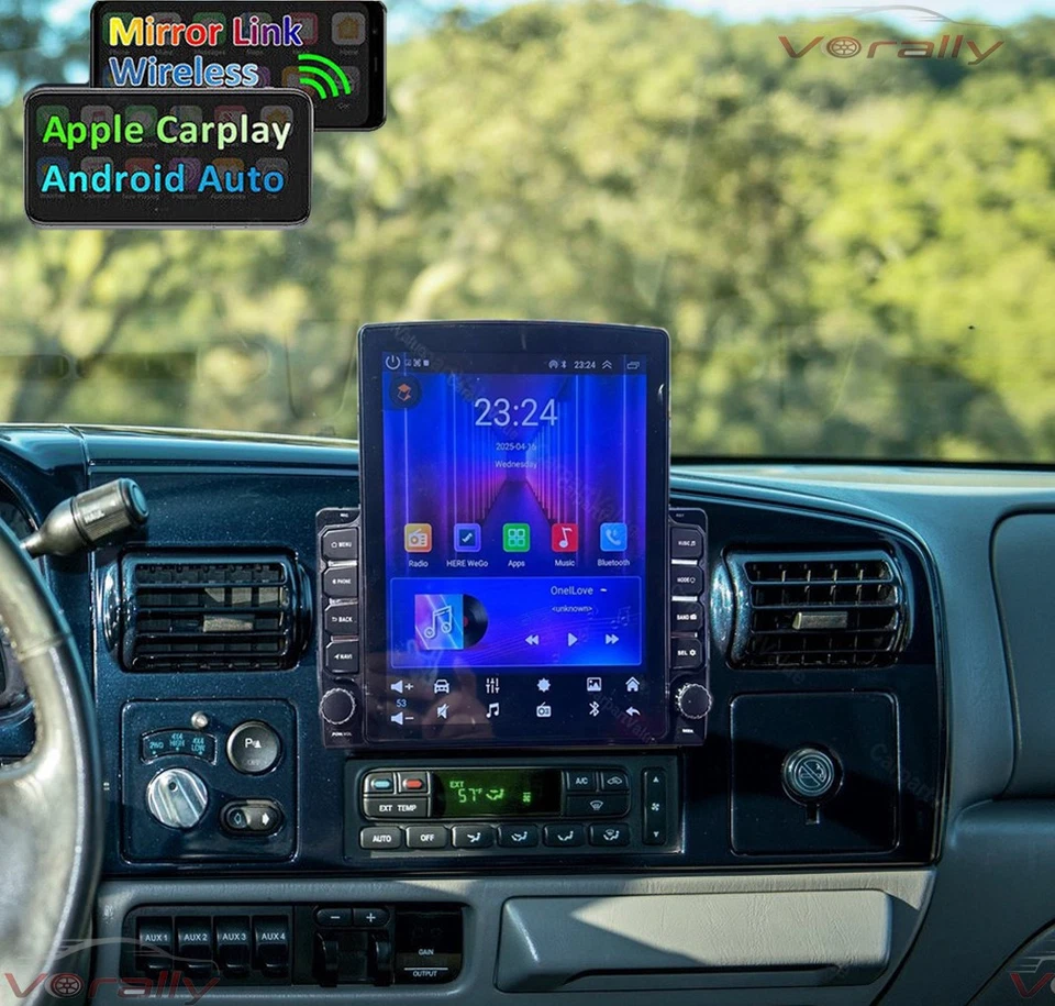 PARA FORD F250 F350 2005-2007 APPLE CARPLAY ANDROID 13 COCHE ESTÉREO RADIO GPS NAVEGACIÓN Foto 1 de 4