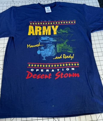 Camisa Gráfica De Colección Ejército de los Estados Unidos Operación Tormenta del Desierto de Jostens  Foto 1 de 4
