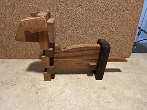 Dog Kumiki - 3D Brain Teaser Wooden Puzzle - Picture 1 of 7