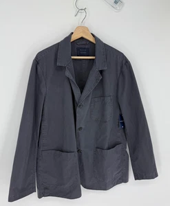 Blazer casual uomo nuovo con etichette LUCKY BRAND tinto capo taglia LARGE L grigio scuro 2936 - Foto 1 di 13
