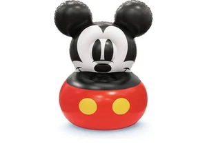 Disney Mickey Mouse Junior Inflatable Children's Chair Ages 3+ New | Free Ship - Picture 1 of 4