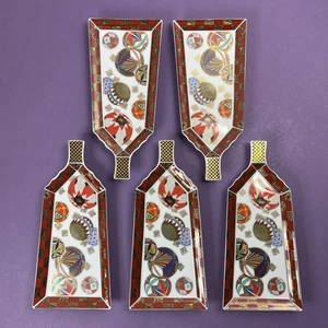 Battledore Handball and Hagoita Plate Set by Maebata China Corp Made in Japan - Picture 1 of 23