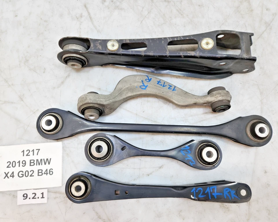 ✅ 18-24 OEM BMW G01 G02 X3 X4 Rear Passenger Side Upper Lower Control Arm SET - Image 1 of 4