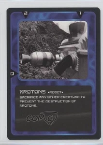 1996 Doctor Who - Collectible Card Game Card Game Kotons Krotons 2e7 - Picture 1 of 3