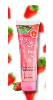 Face & Body Scrub Gel STRAWBERRY (100ml) All Skin Types Scrub For unisex - Image 1 of 4