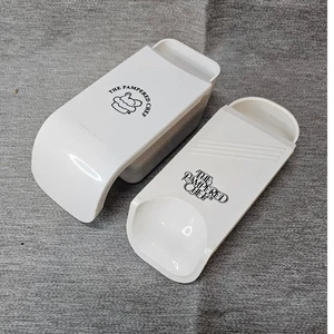 Vintage 90's Set of 2 The Pampered Chef Adjustable Dry Measuring Cups - Picture 1 of 5