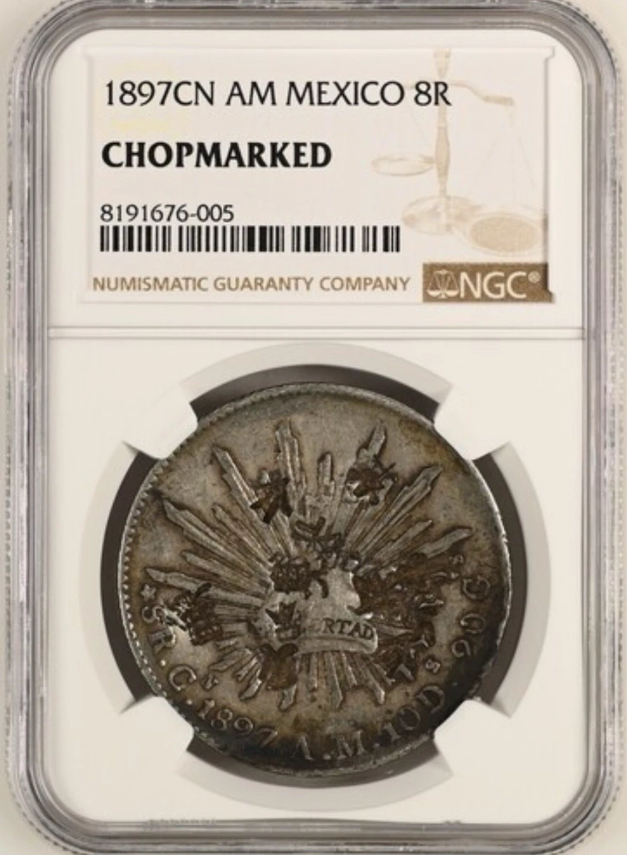 Silver 1897 Year Second Republic of Mexico Coins (1867-1905) for