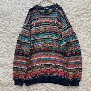 COOGI Pullover 3D Strick 100% Baumwolle Gr. 2XL Herren Mehrfarbig Körperbreite 64cm - Bild 1 von 8