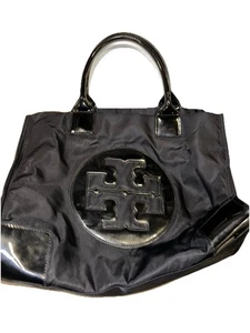 TORY BURCH SMALL ELLA PATENT TOTE BAG - Picture 1 of 7