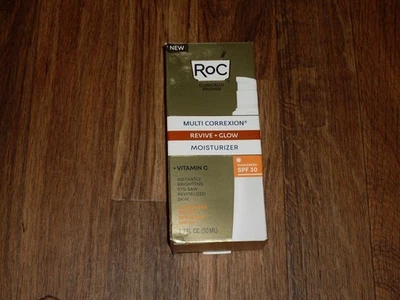 ROC MULTI CORRECTION REVIVE GLOW, MOISTURIZER BROAD SPECTRUM SPF 30 NEW IN BOX - Image 1 of 3