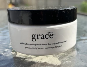 Philosophy Pure Grace parfümierte nährende Körperbutter 5 Oz. VERSIEGELT - Bild 1 von 4