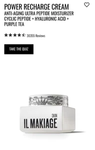IL MAKIAGE Power Cream Recharge Anti-Aging Ultra Peptide Moisturizer 50ml - Picture 1 of 1
