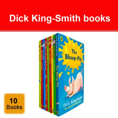 Dick King-Smith 10 Books Collection Set Pack Sheep Pig, Hodgeheg, Invisible Dog - Image 1 of 2