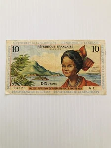 Französische Antillen Guadeloupe, Guyana, Martinique 10 Francs 1964 - Bild 1 von 2
