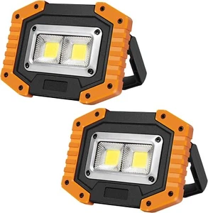 OTYTY 2 COB 30W 1500LM LED Work Light, Rechargeable Portable Waterproof LED Floo - Picture 1 of 8