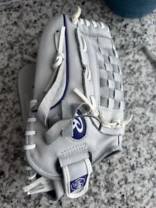 Rawlings Baseball Glove 12 Inch LHT SCSB12PU Grey Leather Purple