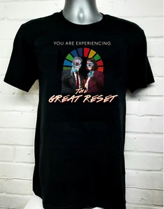 Great Reset T-shirt British Politics, Agenda 2030, Resist the WEF, They Live - Picture 1 of 2
