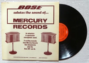 BOSE Salutes MERCURY RECORDS Orig Promo Only Audiophile Demonstration Vinyl EX - Picture 1 of 1