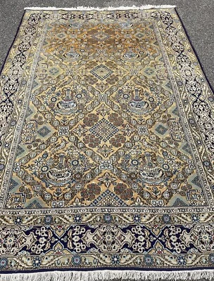 Tapis Ancien 255x185cm Persan Qum Carpet Alfombra Teppich Rugs  Matta Tappeto - Photo 1/4